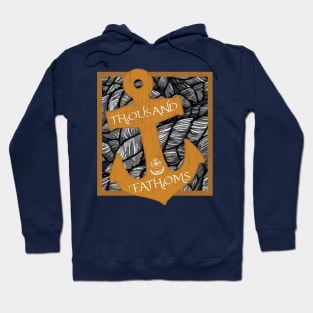 Thousand Fathoms Anchor Aged Hoodie